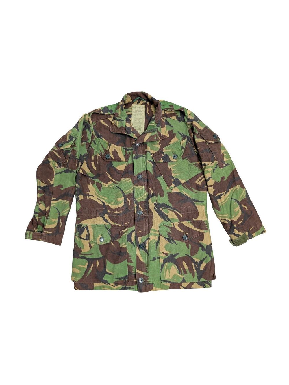 British Army 1980s Combat Smock DPM Brushstroke Woodland Cam